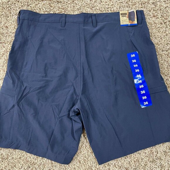 Legendary Outfitters Men’s Cargo Tech Shorts Navy, Size 36 (New) - Picture 2 of 12